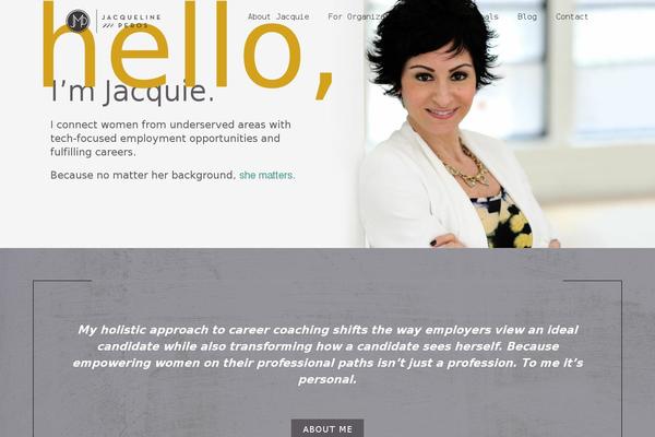 Modern Portfolio theme site design template sample