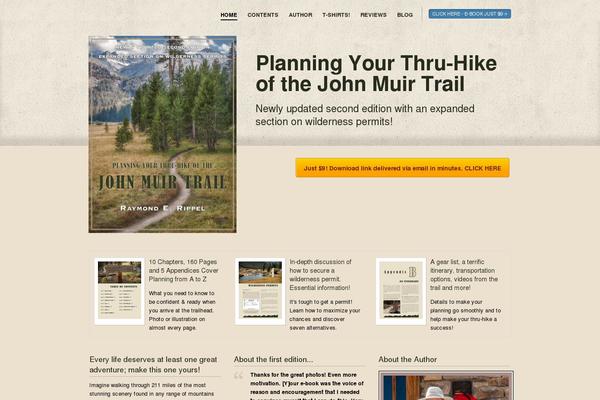 eBook theme site design template sample