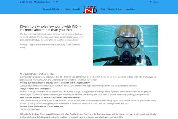 WordPress website example screenshot