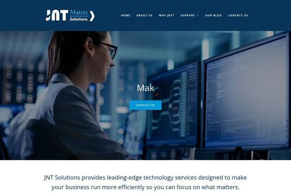 Total theme site design template sample