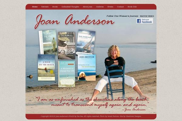 joanandersononline.com site used Joan