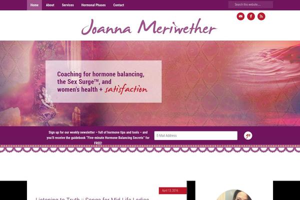 joannameriwether.com site used Joanna