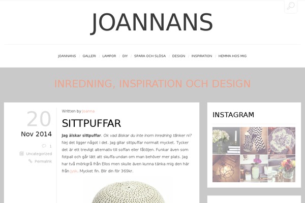 John Doe's Blog theme site design template sample