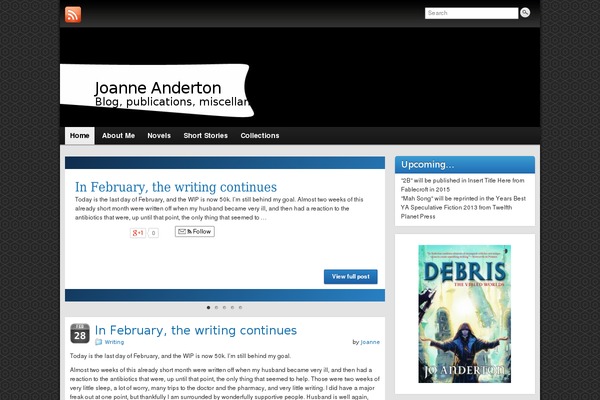 joanneanderton.com site used Graphene