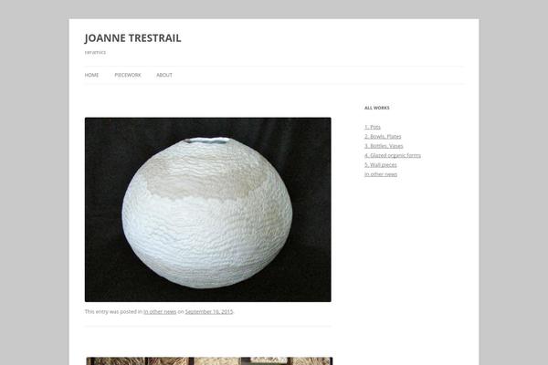 Twenty Twelve theme site design template sample