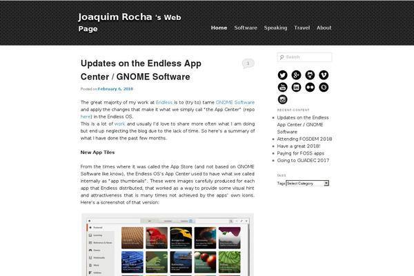 joaquimrocha.com site used Jrocha-2.0-1.6