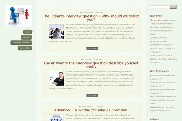 DailyJournal theme site design template sample