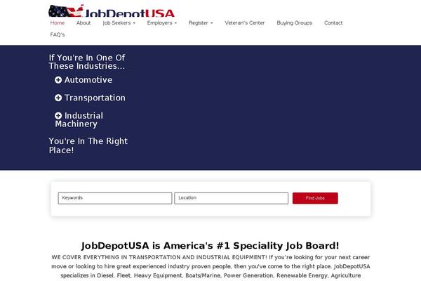 jobdepotusa.com site used Recruiters-advanced-normal