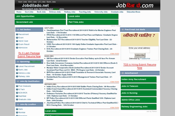 Jobdilado WordPress theme, websites list used Jobdilado theme Jobdilado theme websites examples