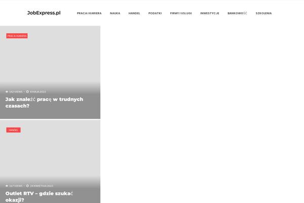 Cascara theme site design template sample