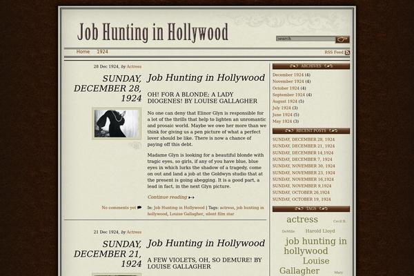 jobhuntinginhollywood.com site used Inki_v.2.1