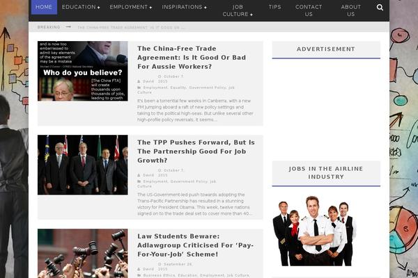 Valenti theme site design template sample