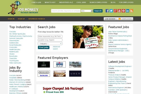 jobmonkeyjobs.com site used Jobmonkey