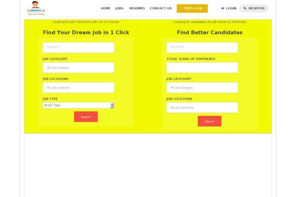Noo-jobmonster theme site design template sample