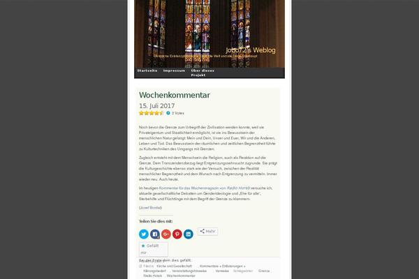 WordPress website example screenshot