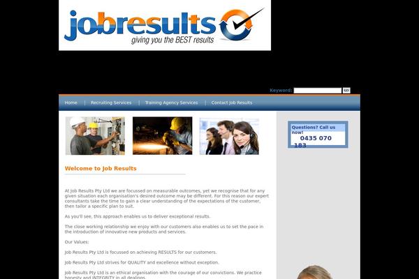 jobresults.com.au site used Jobresults