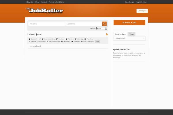 jobroller.com.au site used Jobroller
