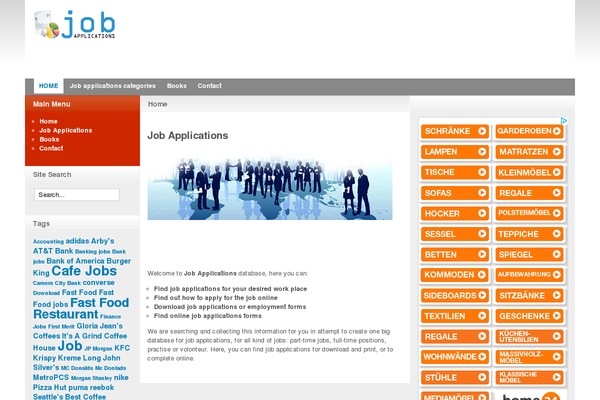 WordPress website example screenshot