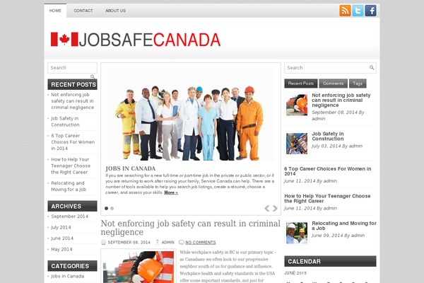 jobsafecanada.ca site used Newsmojo