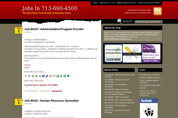 jobsin713.com site used Mixedmediared