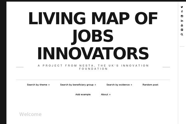 jobsinnovators.org site used Fluid Magazine