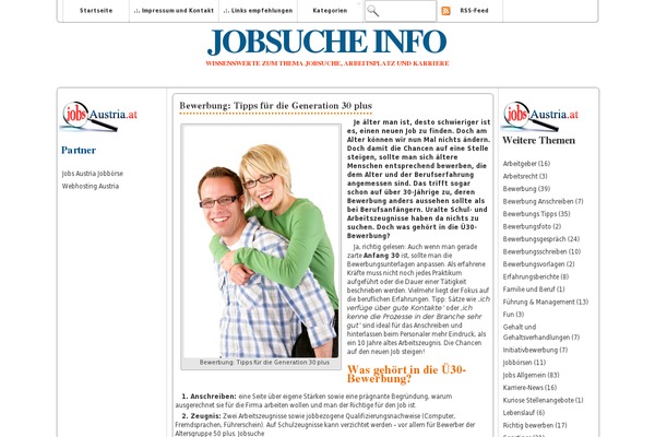 jobsuche.info site used Constructor