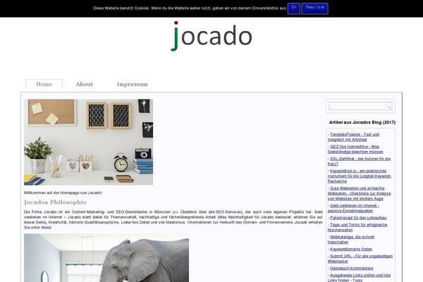 WordPress website example screenshot