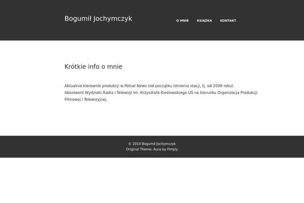 jochymczyk.eu site used Aura