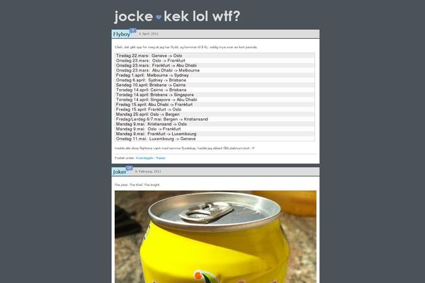 jocke.no site used Apex