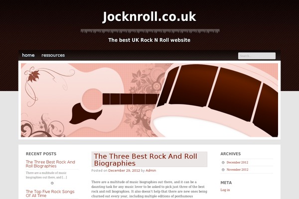 jocknroll.co.uk site used Box of Boom
