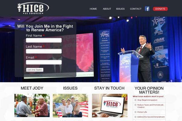 WordPress website example screenshot
