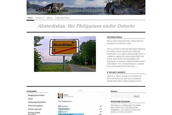 WordPress website example screenshot