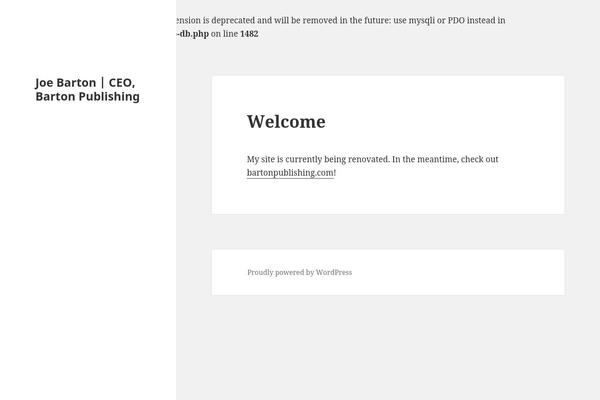 Twenty Fifteen theme site design template sample