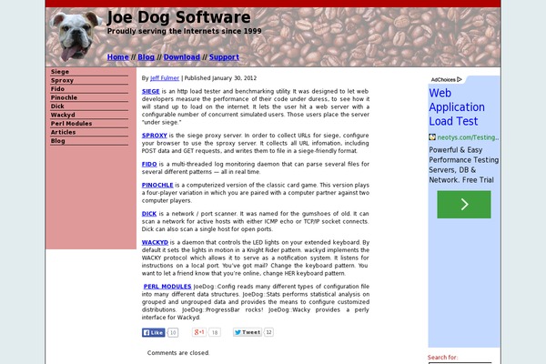 joedog.org site used Joedog