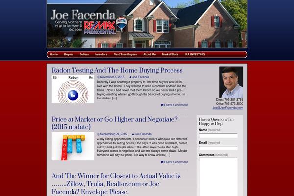 joefacenda.com site used Joe-facenda