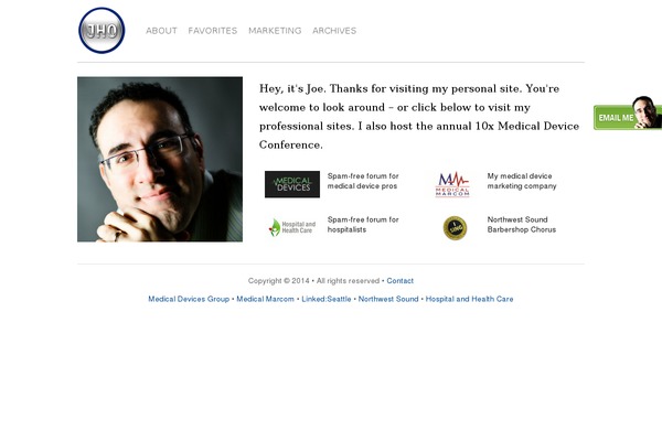 joehageonline.com site used Jho