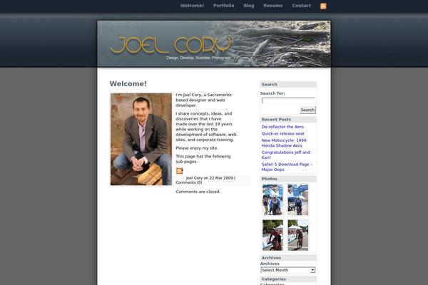 Jsc theme site design template sample