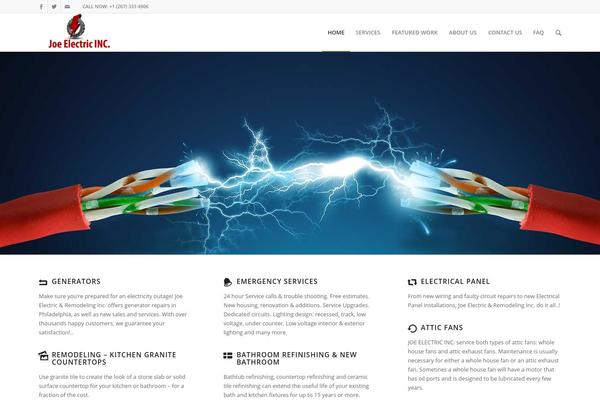 Enfold theme site design template sample