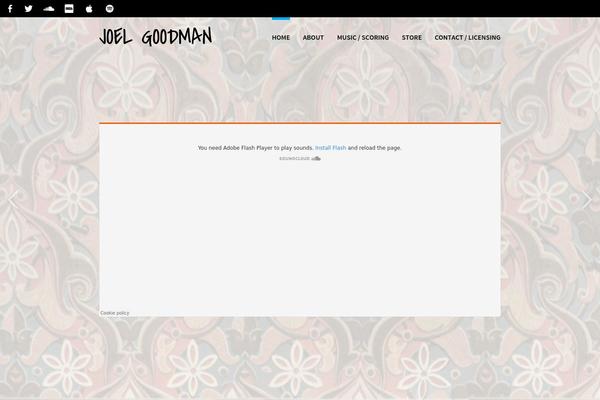 One theme site design template sample