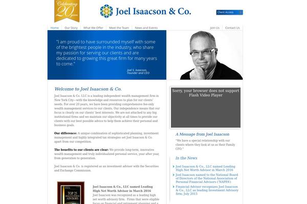 joelisaacson.com site used Jico
