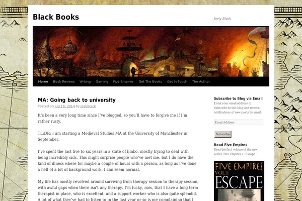 Twenty Ten theme site design template sample