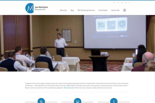 WordPress website example screenshot