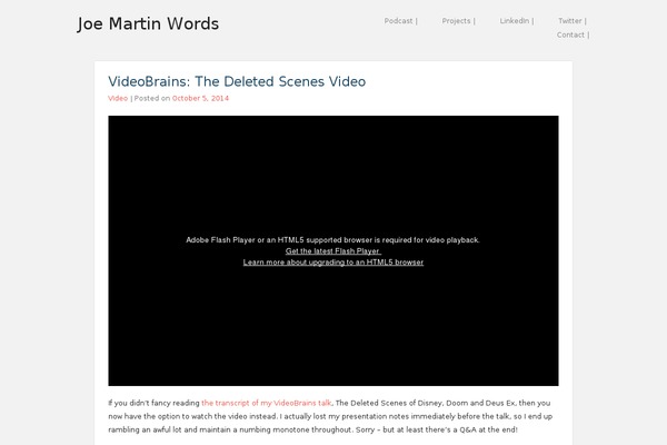 Site using Jet-blog plugin