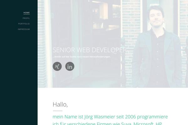 WordPress website example screenshot