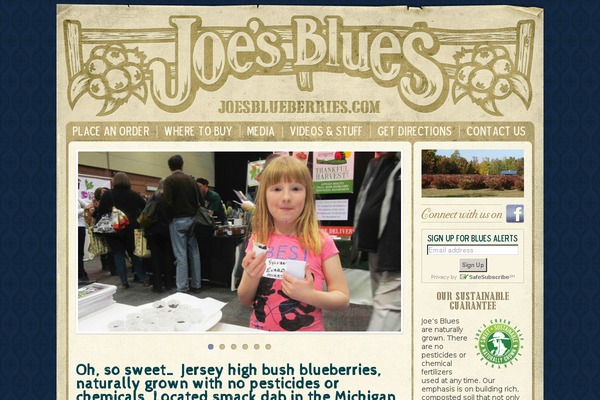 joesblueberries.com site used Joesblues