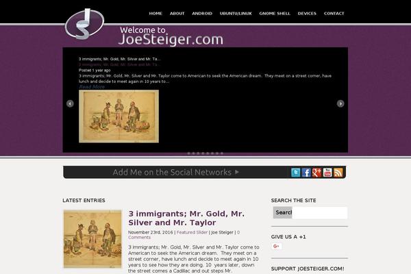 joesteiger.com site used Padma Blog