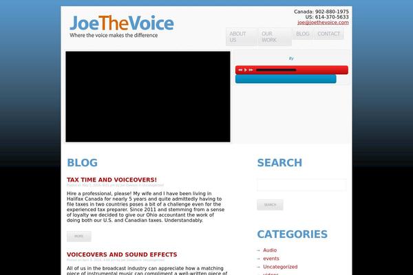 joethevoice.com site used Theme1788