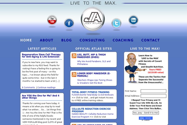 joeyatlas.com site used Joeyatlas