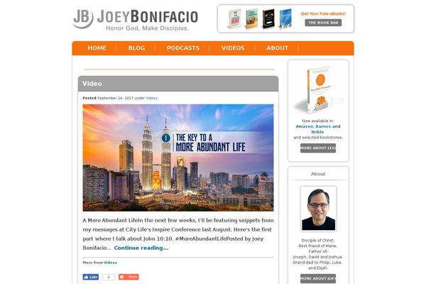 joeybonifacio.com site used Joey2013