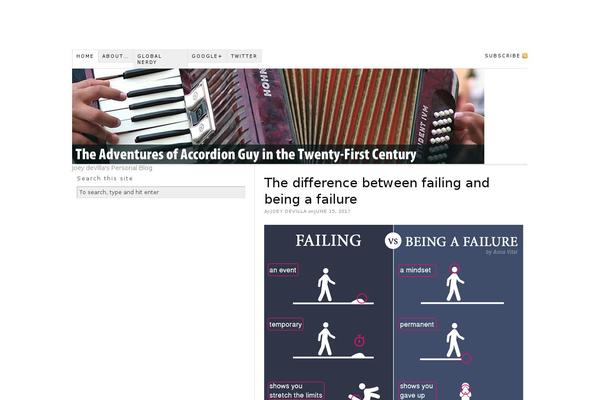 WordPress website example screenshot